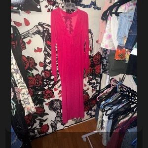 Finesse Vibrant Red Maxi Dress